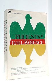 Book cover for "Phoenix II" by DH Lawrence