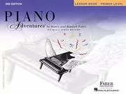 Book cover for "Piano Adventures" by Nancy Faber