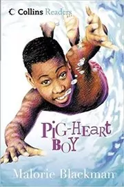 Book cover for "Pig-heart Boy" by Malorie Blackman