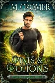 Book cover for "Pints and Potions" by TM Cromer