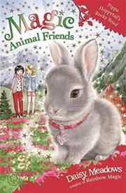 Book cover for "Pippa Hoppytail's Rocky Road" by Daisy Meadows