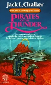 Book cover for "Pirates of the Thunder" by Jack L Chalker