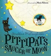 Book cover for "Pittipat's Saucer of Moon" by Geraldine McCaughrean