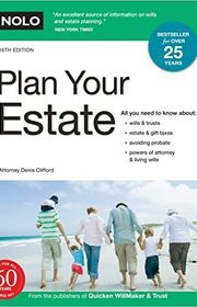 Book cover for "Plan Your Estate" by Denis Clifford