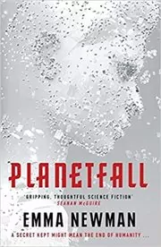 Book cover for "Planetfall" by Emma Newman
