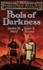 Book cover for "Pools of Darkness" by James M. Ward