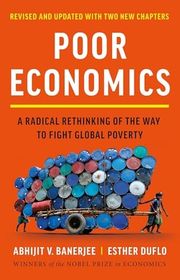 Book cover for "Poor Economics" by Abhijit V. Banerjee and Esther Duflo