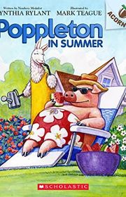Book cover for "Poppleton in Summer" by Cynthia Rylant