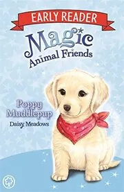 Book cover for "Poppy Muddlepup" by Daisy Meadows