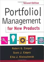 Book cover for "Portfolio Management For New Products" by Robert G. Cooper