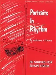 Book cover for "Portraits in Rhythm" by Anthony J. Cirone