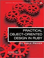 Book cover for "Practical Object-Oriented Design in Ruby" by Sandi Metz
