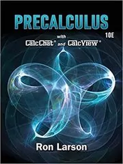 Book cover for "Precalculus" by Ron Larson