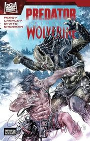Book cover for "Predator Versus Wolverine" by Benjamin Percy