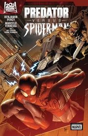 Book cover for "Predator Vs. Spider-Man" by Benjamin Percy