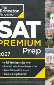 Book cover for "Princeton Review SAT Premium Prep, 2027" by The Princeton Review
