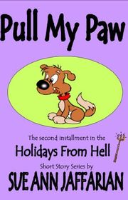 Book cover for "Pull My Paw" by Sue Ann Jaffarian