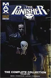 Book cover for "Punisher Max" by Darick Robertson