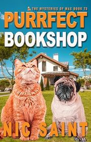 Book cover for "Purrfect Bookshop" by Nic Saint