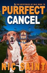 Book cover for "Purrfect Cancel" by Nic Saint
