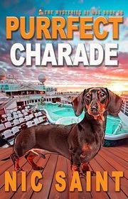 Book cover for "Purrfect Charade" by Nic Saint