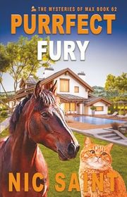 Book cover for "Purrfect Fury" by Nic Saint