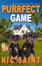 Book cover for "Purrfect Game" by Nic Saint