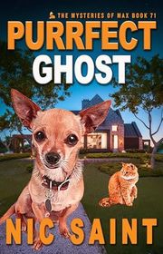 Book cover for "Purrfect Ghost" by Nic Saint