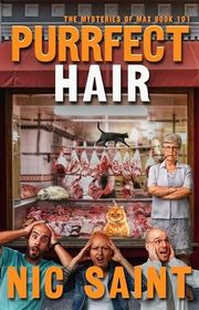Book cover for "Purrfect Hair" by Nic Saint