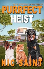 Book cover for "Purrfect Heist" by Nic Saint