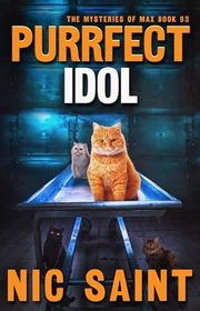 Book cover for "Purrfect Idol" by Nic Saint