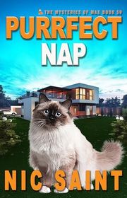 Book cover for "Purrfect Nap" by Nic Saint