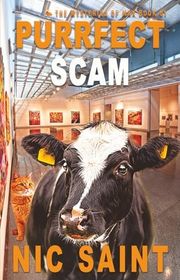 Book cover for "Purrfect Scam" by Nic Saint