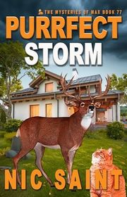 Book cover for "Purrfect Storm" by Nic Saint
