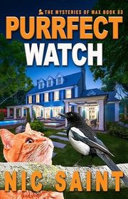 Book cover for "Purrfect Watch" by Nic Saint