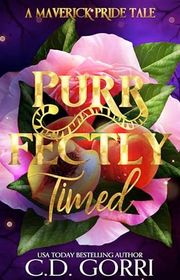 Book cover for "Purrfectly Timed" by CD Gorri