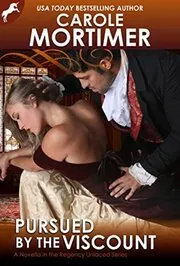 Book cover for "Pursued by the Viscount" by Carole Mortimer