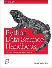 Book cover for "Python Data Science Handbook" by Jake VanderPlas