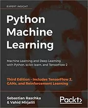 Book cover for "Python Machine Learning" by Sebastian Raschka