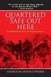 Book cover for "Quartered Safe Out Here" by George MacDonald Fraser