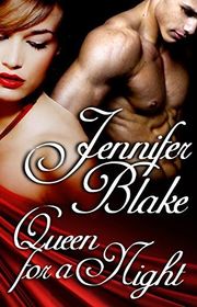 Book cover for "Queen For A Night" by Jennifer Blake