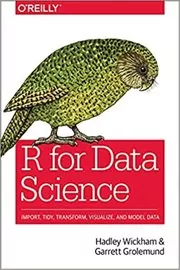 Book cover for "R for Data Science" by Hadley Wickham