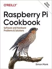 Book cover for "Raspberry Pi Cookbook" by Simon Monk