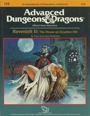 Book cover for "Ravenloft II" by Tracy Hickman