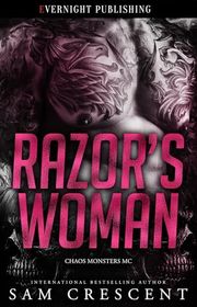 Book cover for "Razor's Woman" by Sam Crescent