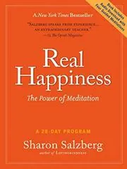 Book cover for "Real Happiness"