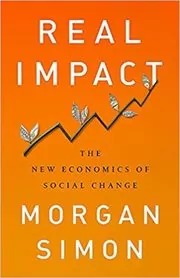 Book cover for "Real Impact" by Morgan Simon