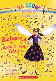 Book cover for "Rebecca The Rock 'n Roll Fairy" by Daisy Meadows