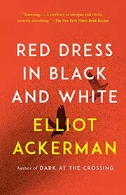 Red Dress in Black and White