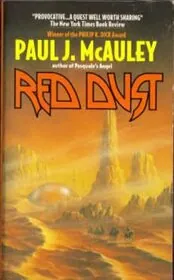 Book cover for "Red Dust" by Paul J McAuley